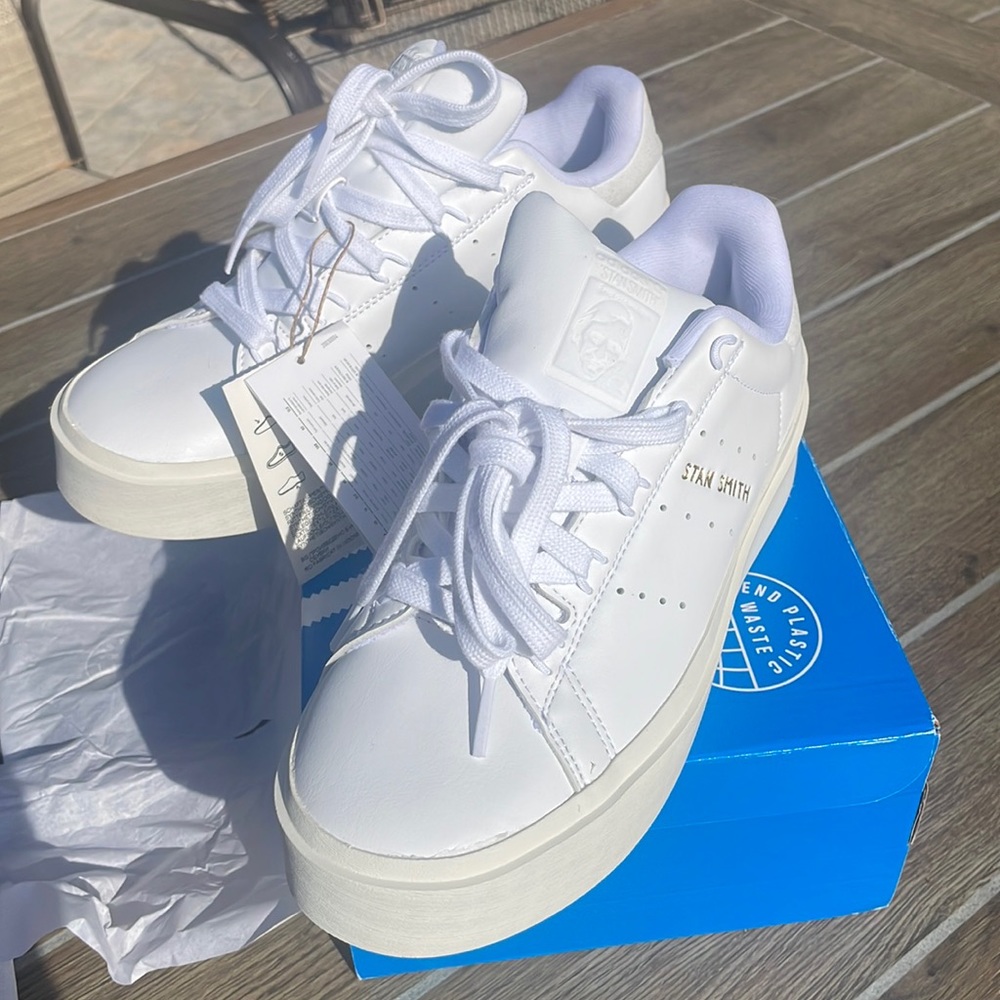 New Adidas Stan Smith Bonega Women Size 7